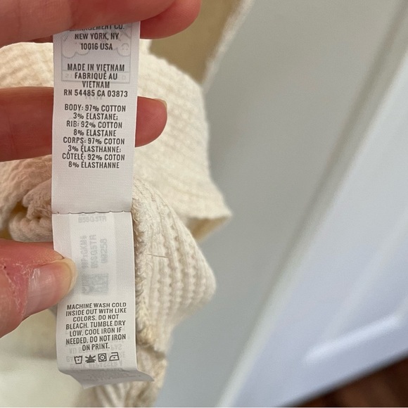 Offline by Aerie Oversized Thermal Oatmeal Colored Size Medium - Picture 10 of 13